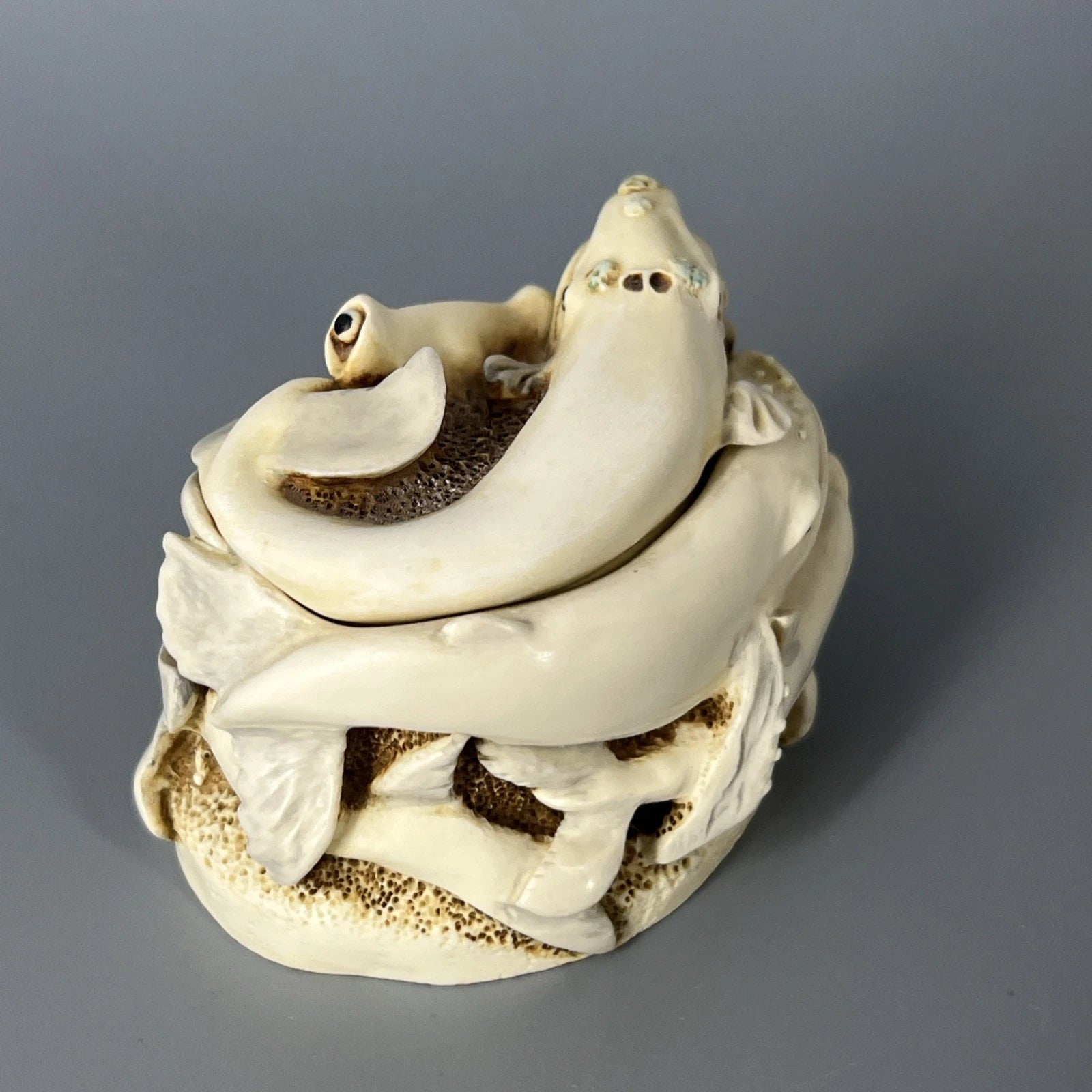 1998 Harmony Kingdom Boarding School Exclusive Box Figurine