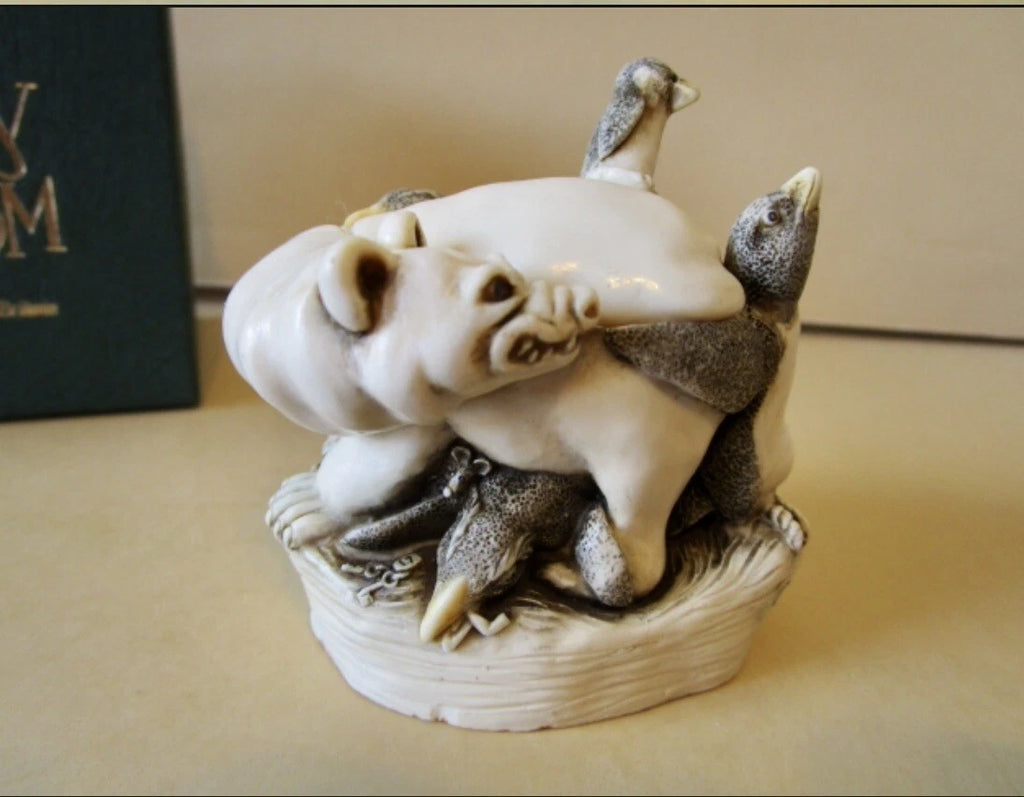 2000 Harmony Kingdom Murphy's Last Stand Polar Bear Box Figurine