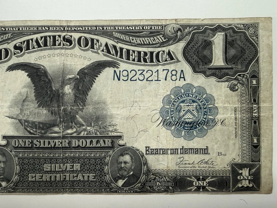 1899 $1 Silver Certificate Black Eagle Fr. 236 Speelman White Large Size Note