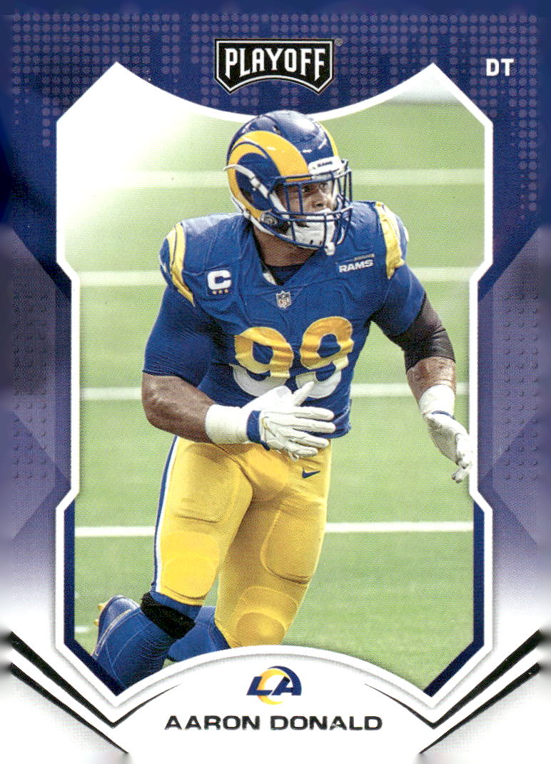 2021 Panini Playoff #186 Aaron Donald