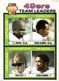 1979 Topps #38 49ers Team Leaders Checklist O.J. Simpson