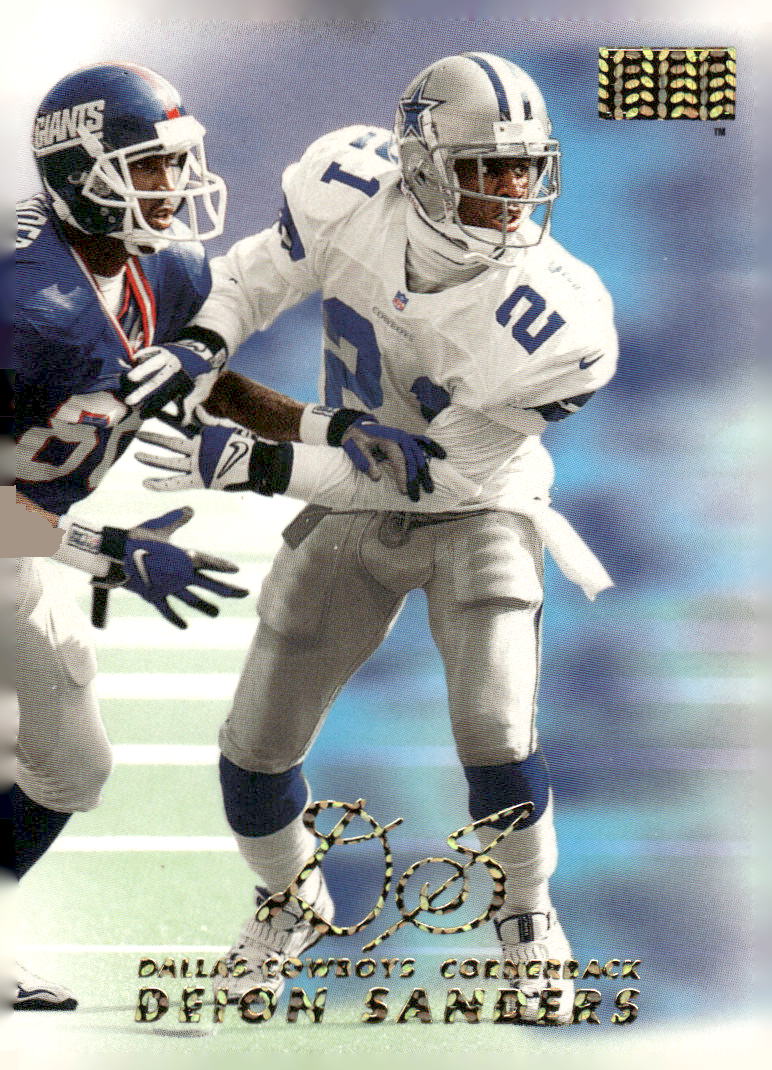 1998 SkyBox Premium #7 Deion Sanders Fleet Farm