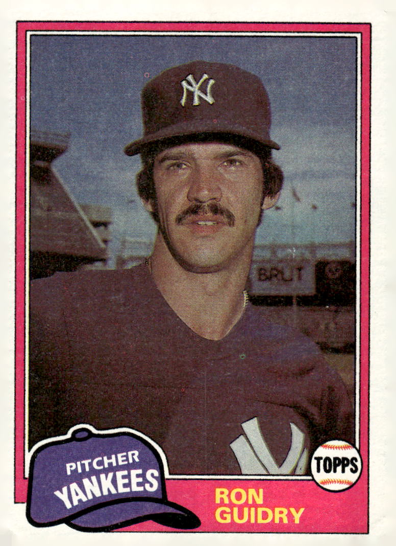 1981 Topps #250 Ron Guidry