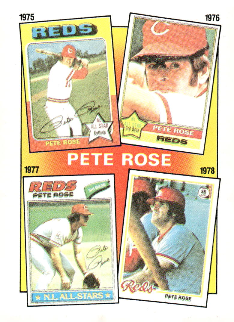 1986 Topps #5 The Pete Rose Years: 1975-1978 TPRY