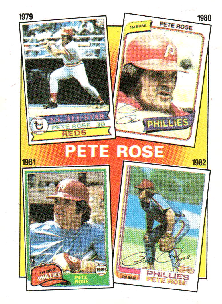 1986 Topps #6 The Pete Rose Years: 1979-1982 TPRY