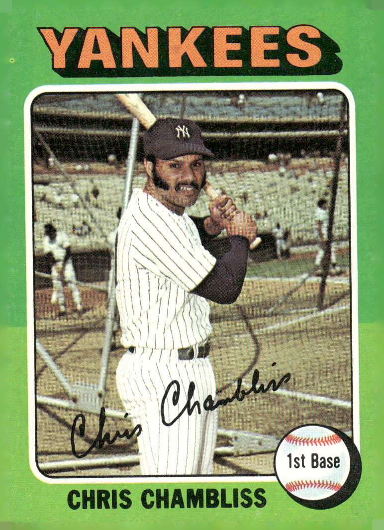 1975 Topps #585 Chris Chambliss