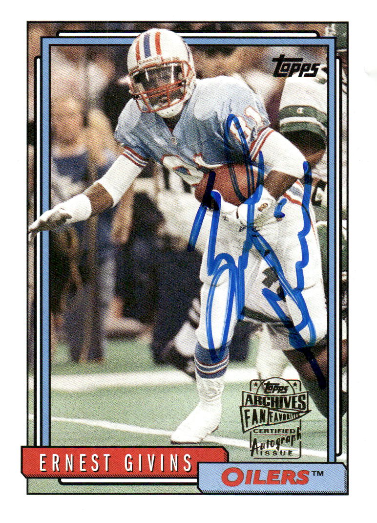 2013 Topps Archives #FFA-EG Ernest Givins Fan Favorite Autographs