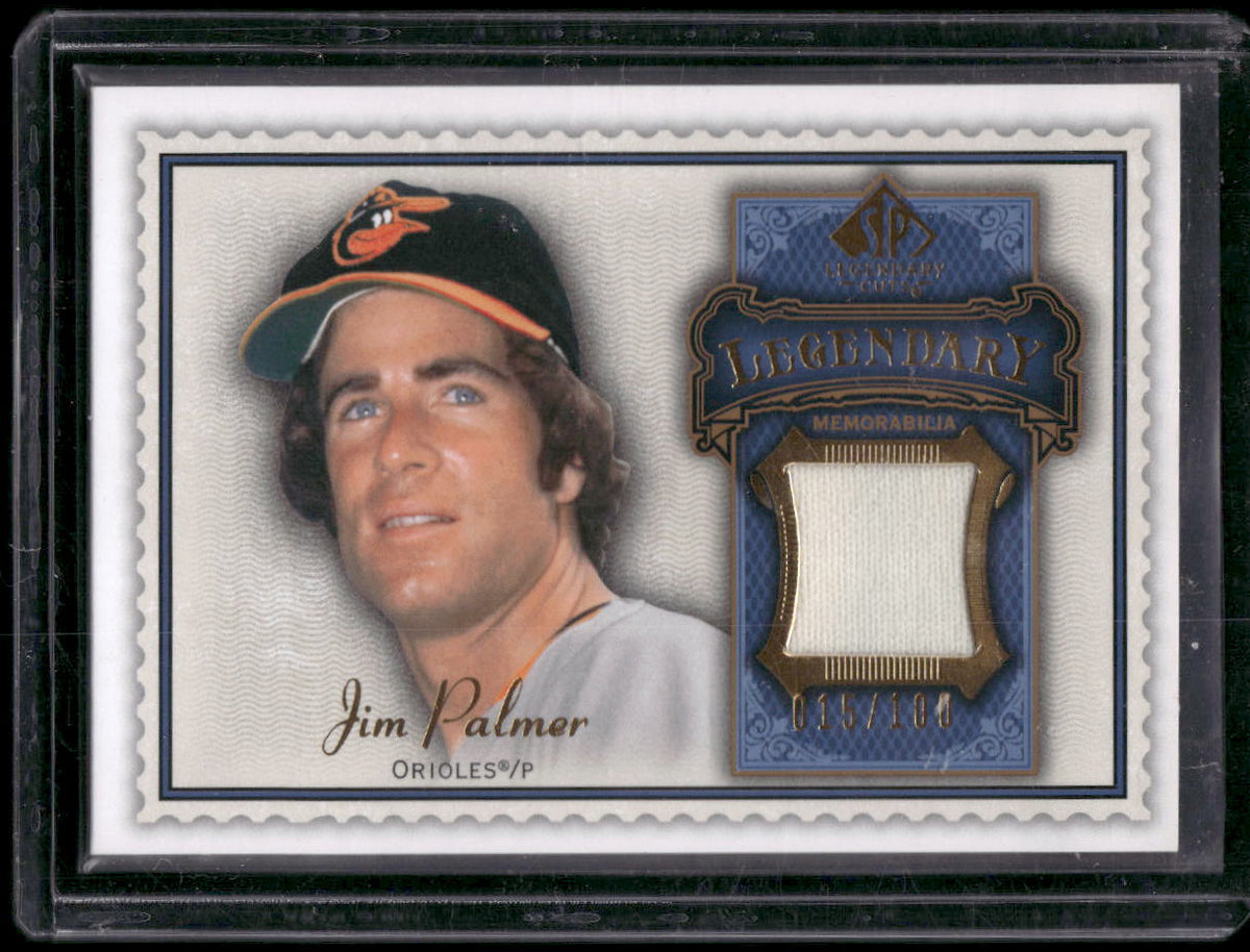 2009 SP Legendary Cuts #LM-JP2 Jim Palmer Blue # 15 of 100