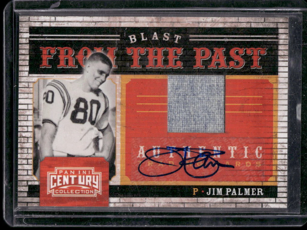 2010 Panini Century - Blast from the Past Jerseys Autographs #11 Jim Palmer #/25