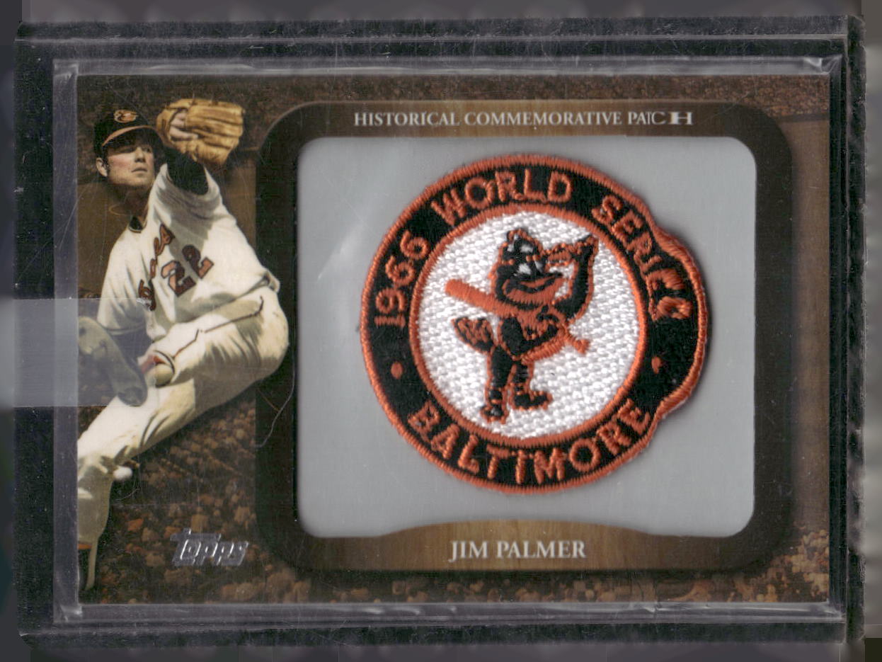 2009 Topps #LPR-129 Jim Palmer Legends Commemorative Patch