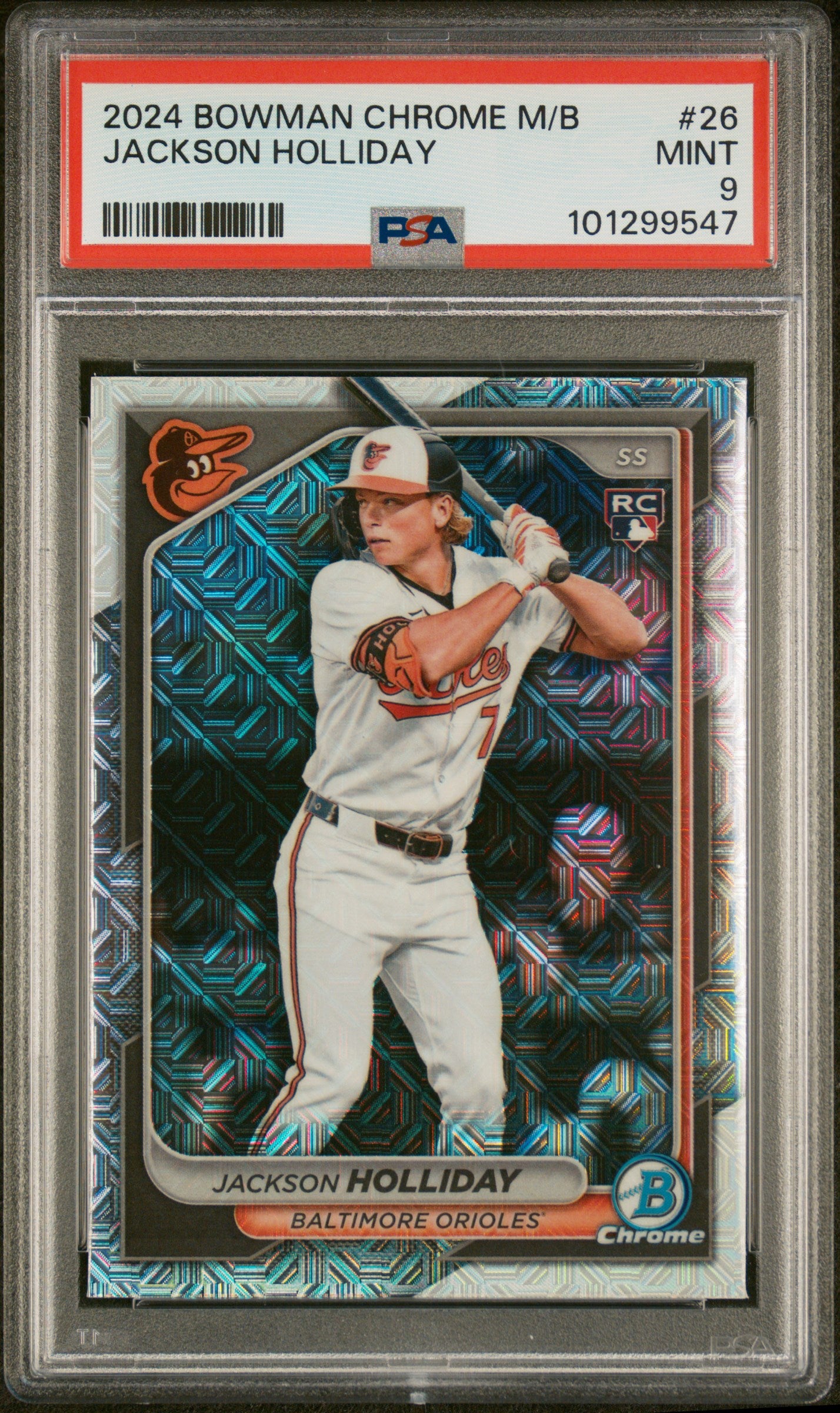 2024 Bowman Chrome #26 Jackson Holliday PSA 9