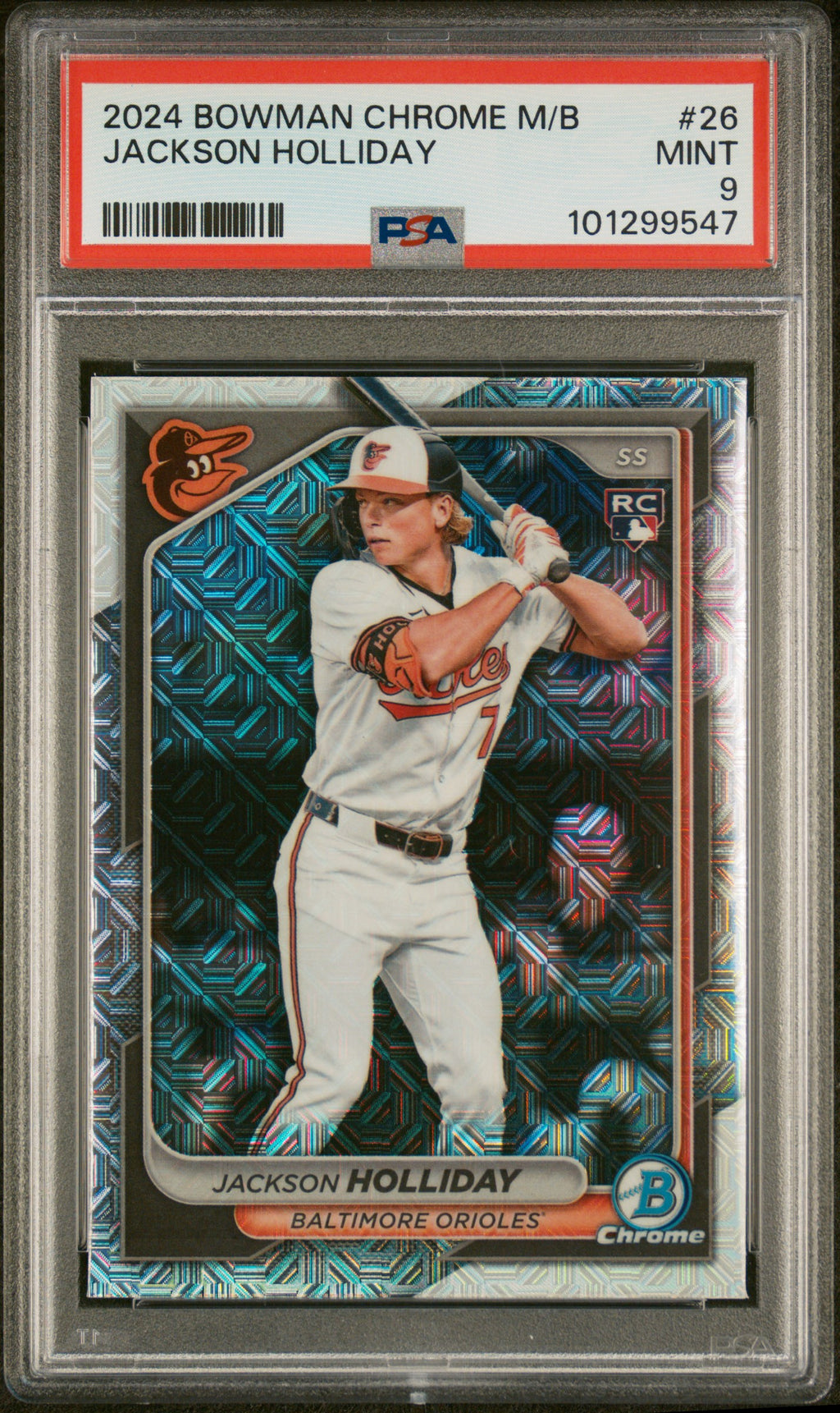 2024 Bowman Chrome #26 Jackson Holliday PSA 9