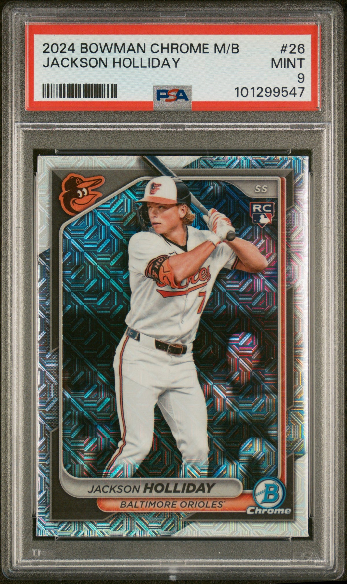 2024 Bowman Chrome #26 Jackson Holliday PSA 9