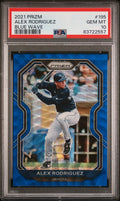 2021 Panini Prizm #195 Alex Rodriguez Blue Wave Prizm PSA 10 #/60