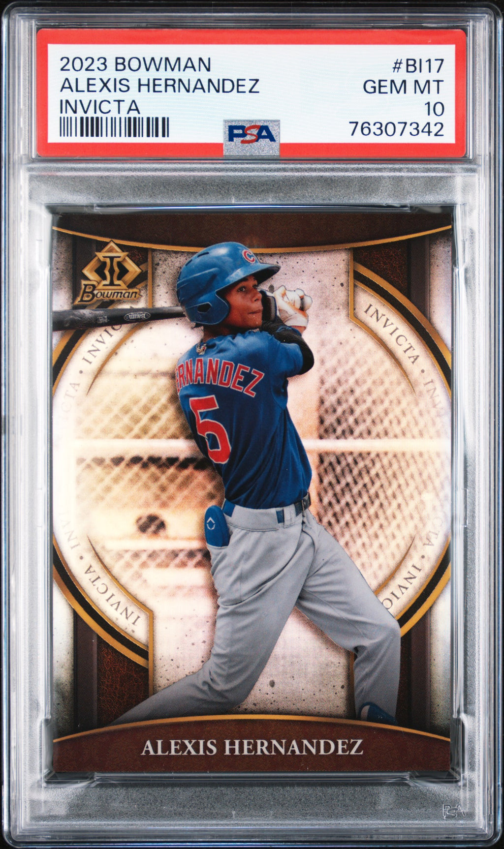 2023 Bowman #BI-17 Alexis Hernandez Bowman Invicta PSA 10