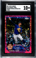 2023 Topps Chrome #106 Ezequiel Tovar Magenta Speckle Refractors SGC 10 #/350