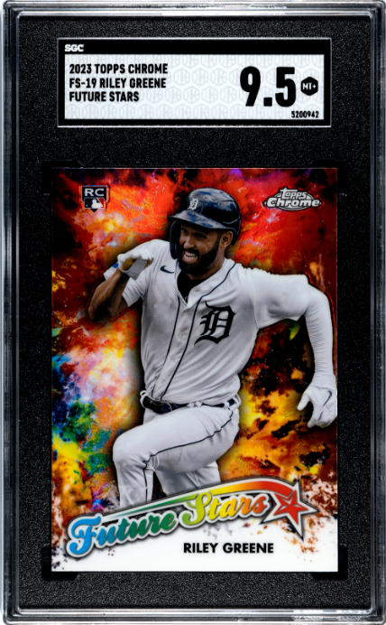 2023 Topps Chrome #FS-19 Riley Greene Future Stars SGC 9.5