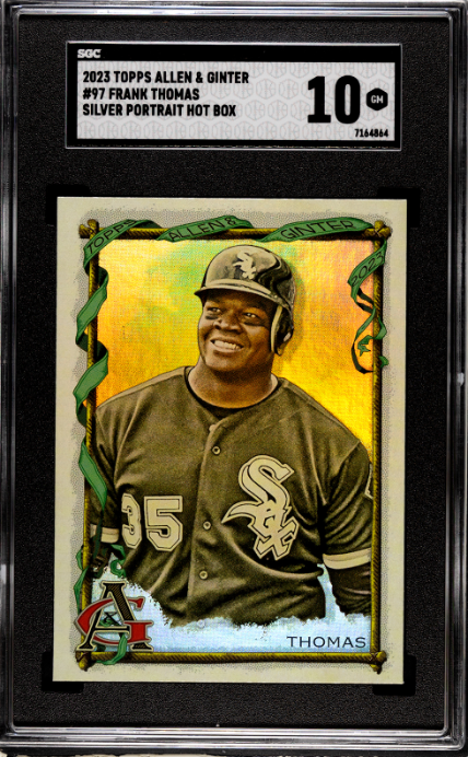 2023 Topps Allen & Ginter #97 Frank Thomas Silver Portrait SGC 10