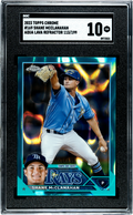 2023 Topps Chrome #169 Shane McClanahan Aqua Lava Refractors SGC 10 #/199