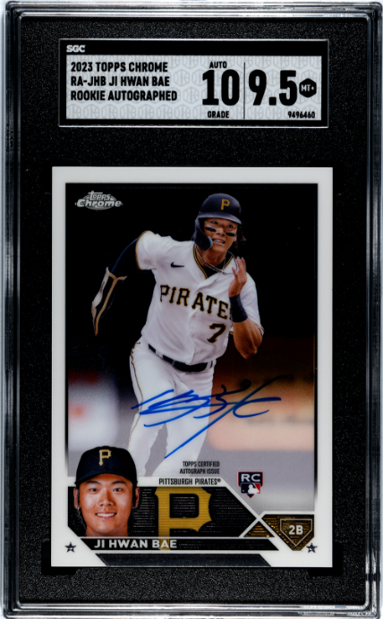 2023 Topps Chrome #RA-JHB Ji Hwan Bae Rookie Autographs SGC 9.5