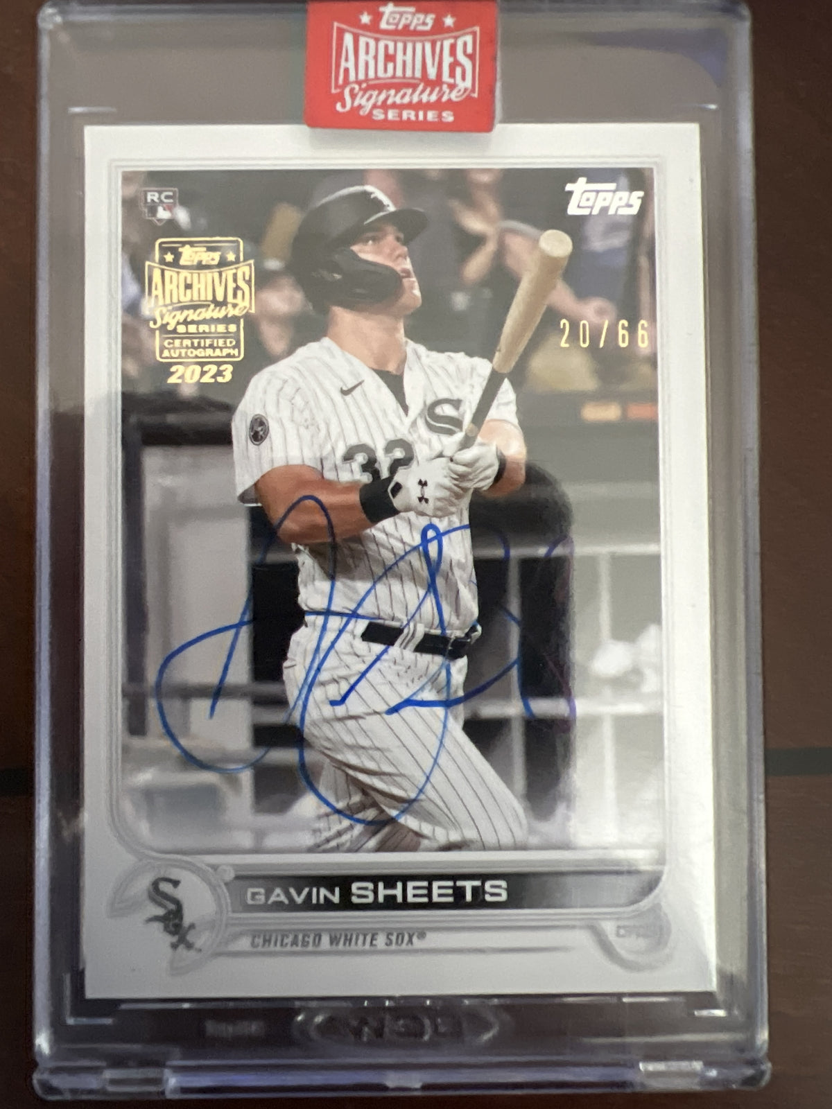 2022 Topps 1st Edition #12 Gavin Sheets Gold Foil