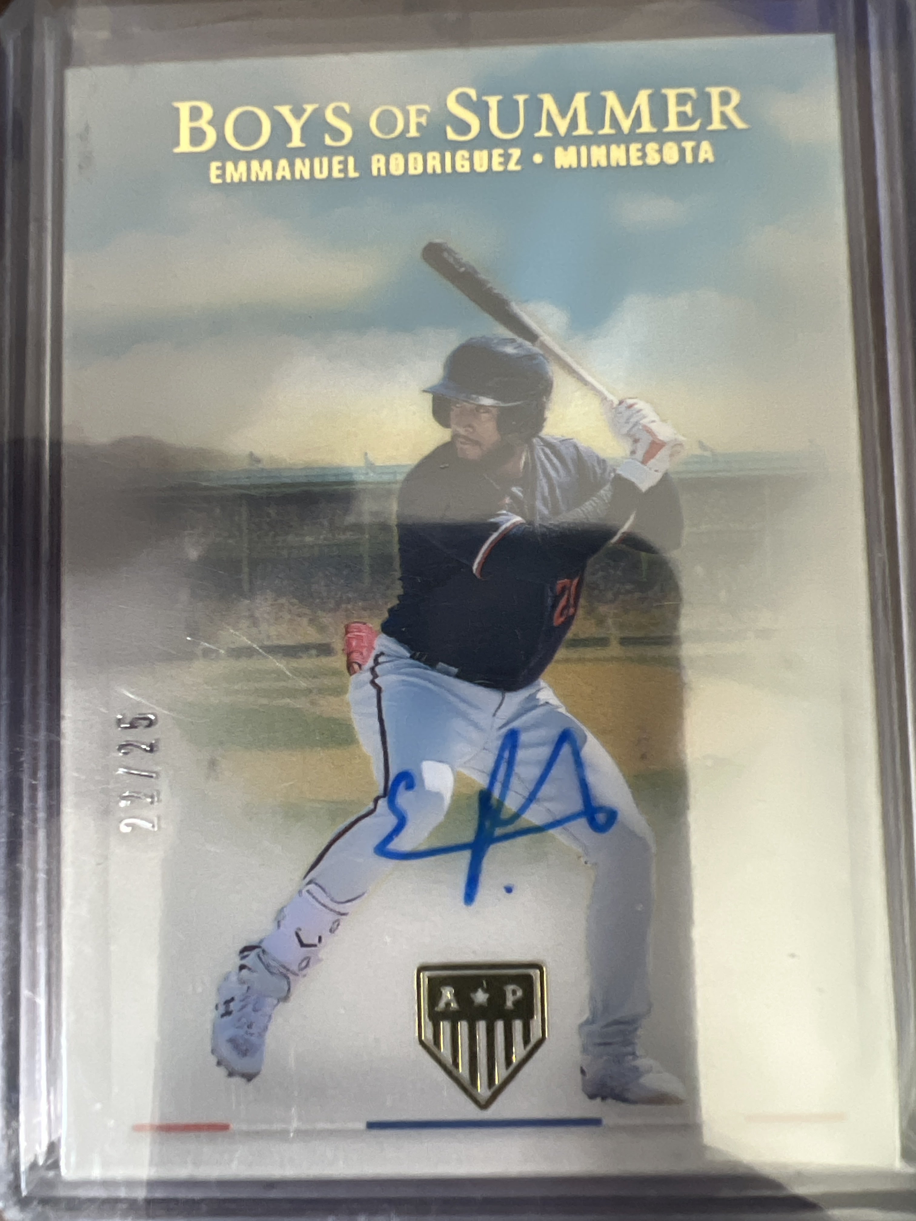 2023 Chronicles Emmanuel Rodriguez Boys of Summer Gold Auto /25