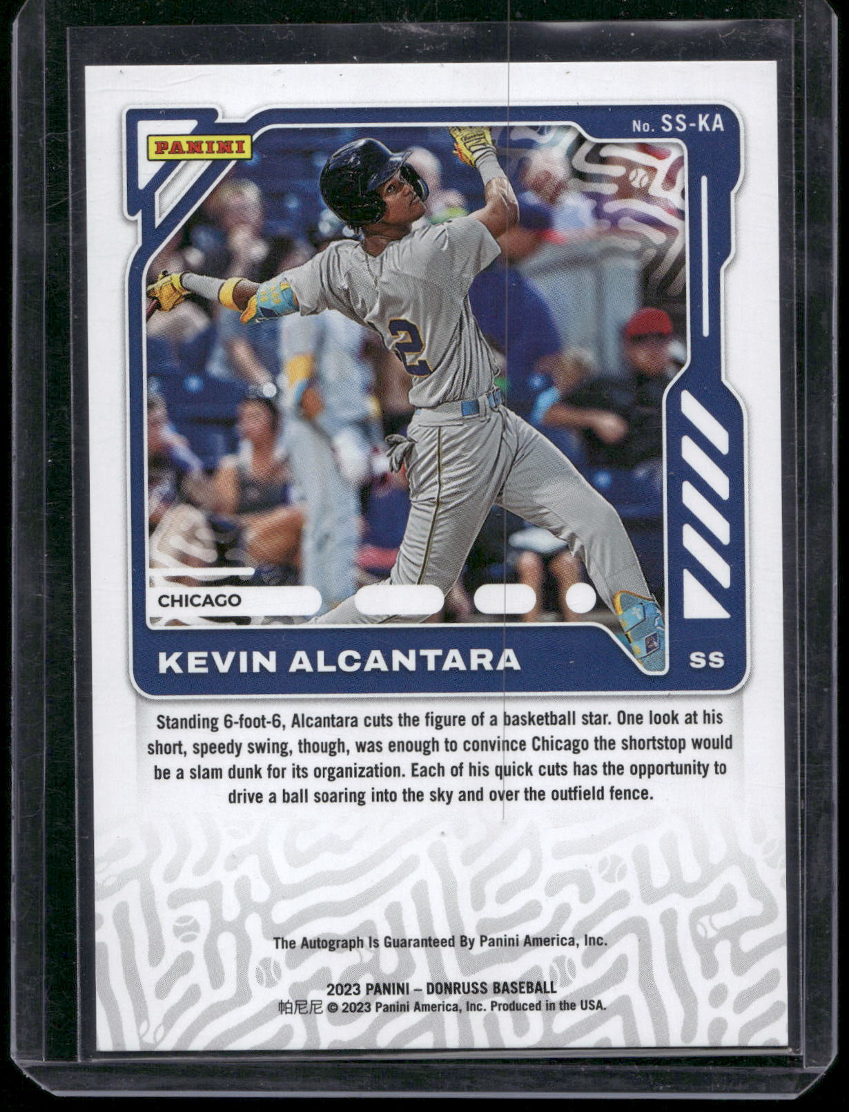 2023 Donruss #SS-KA Kevin Alcantara Signature Series