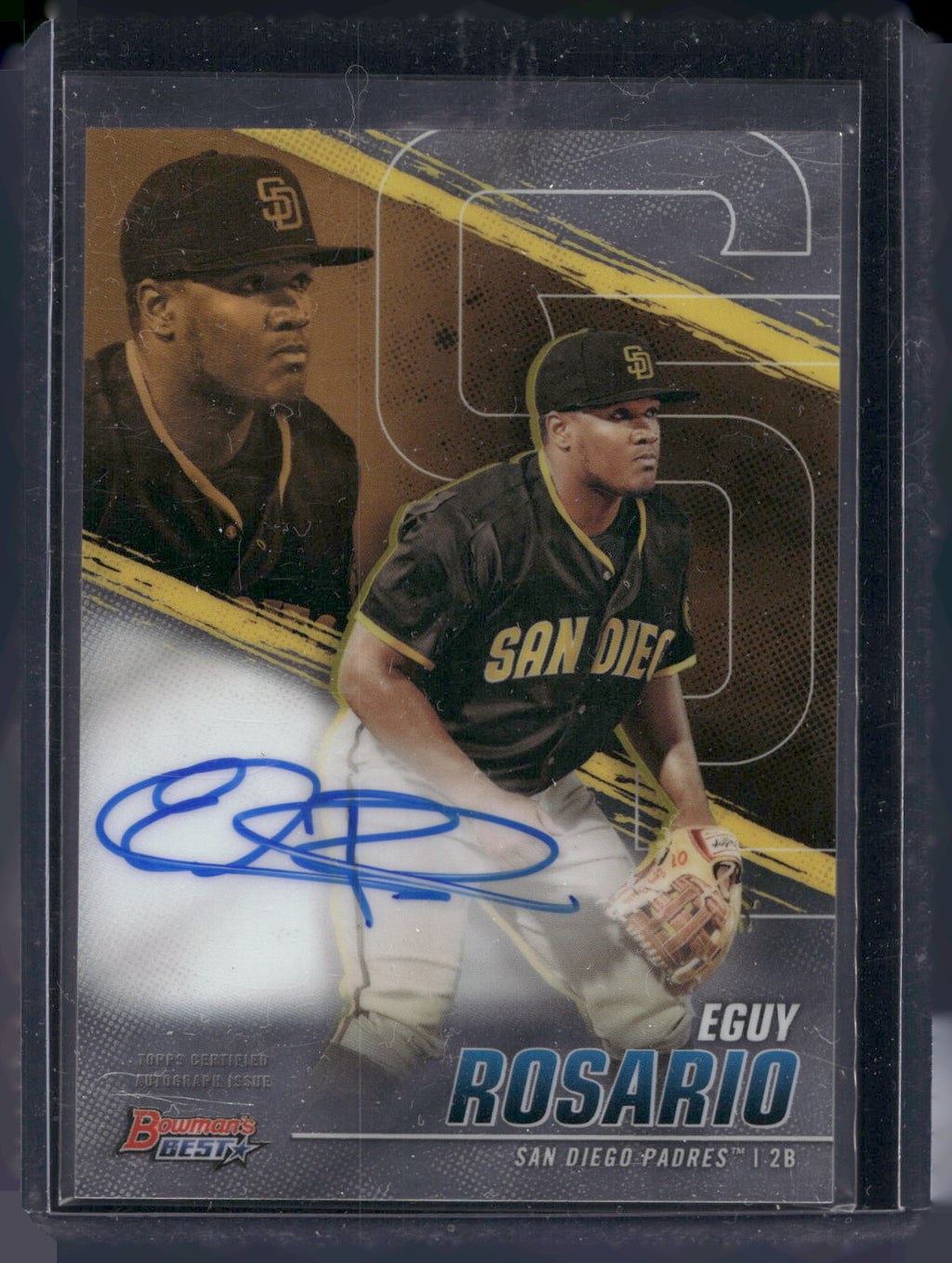2021 Bowman's Best #B21-ER Eguy Rosario Best of 2021 Autographs