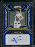 2024 Panini Prizm #SS-QP Quinn Priester Sensational Signatures Blue Prizm