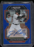 2022 Panini Prizm Draft Picks #PDP40 Dalton Rushing Base Autographs Blue #/99