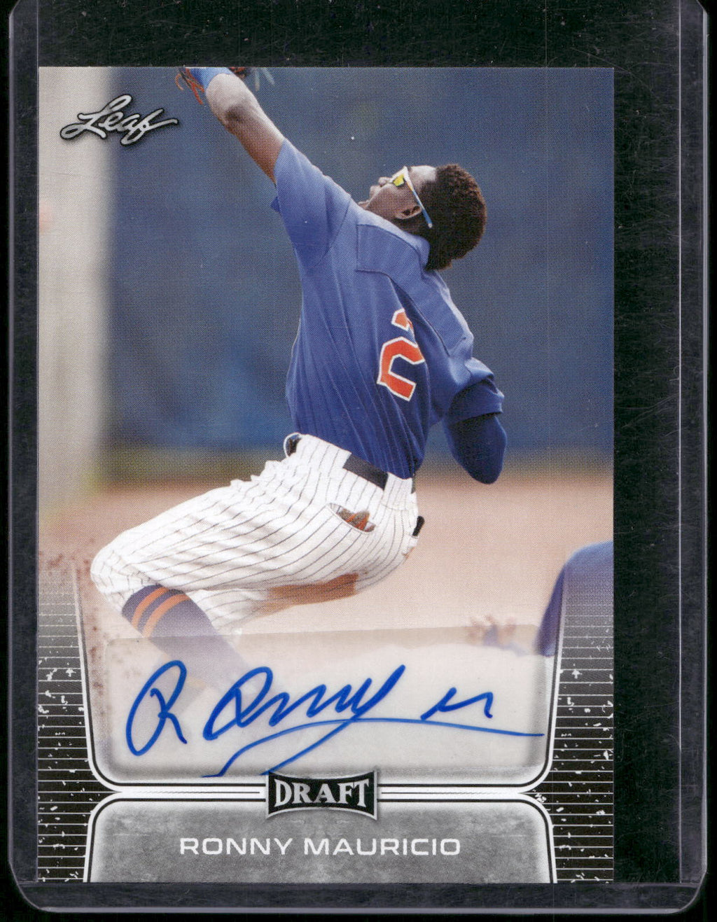 2020 Leaf Draft #BA-RM2 Ronny Mauricio Hobby Autographs