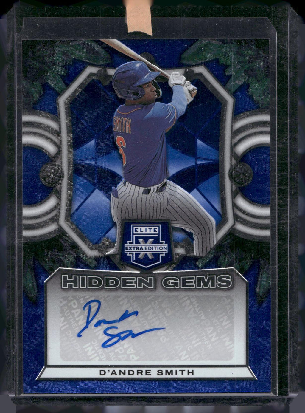 2023 Elite Extra Edition D'Andre Smith Hidden Gems Blue Signature Auto HG-DSM