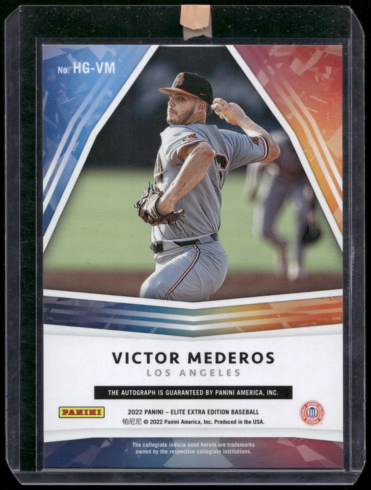 2022 Elite Extra Edition Victor Mederos Hidden Gems Black Auto