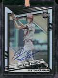 2022 Panini Elite Extra Edition #51 Peyton Graham Signatures