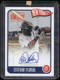 2020 Onyx Vintage Extended #EAEF Estevan Florial Autographs Blue