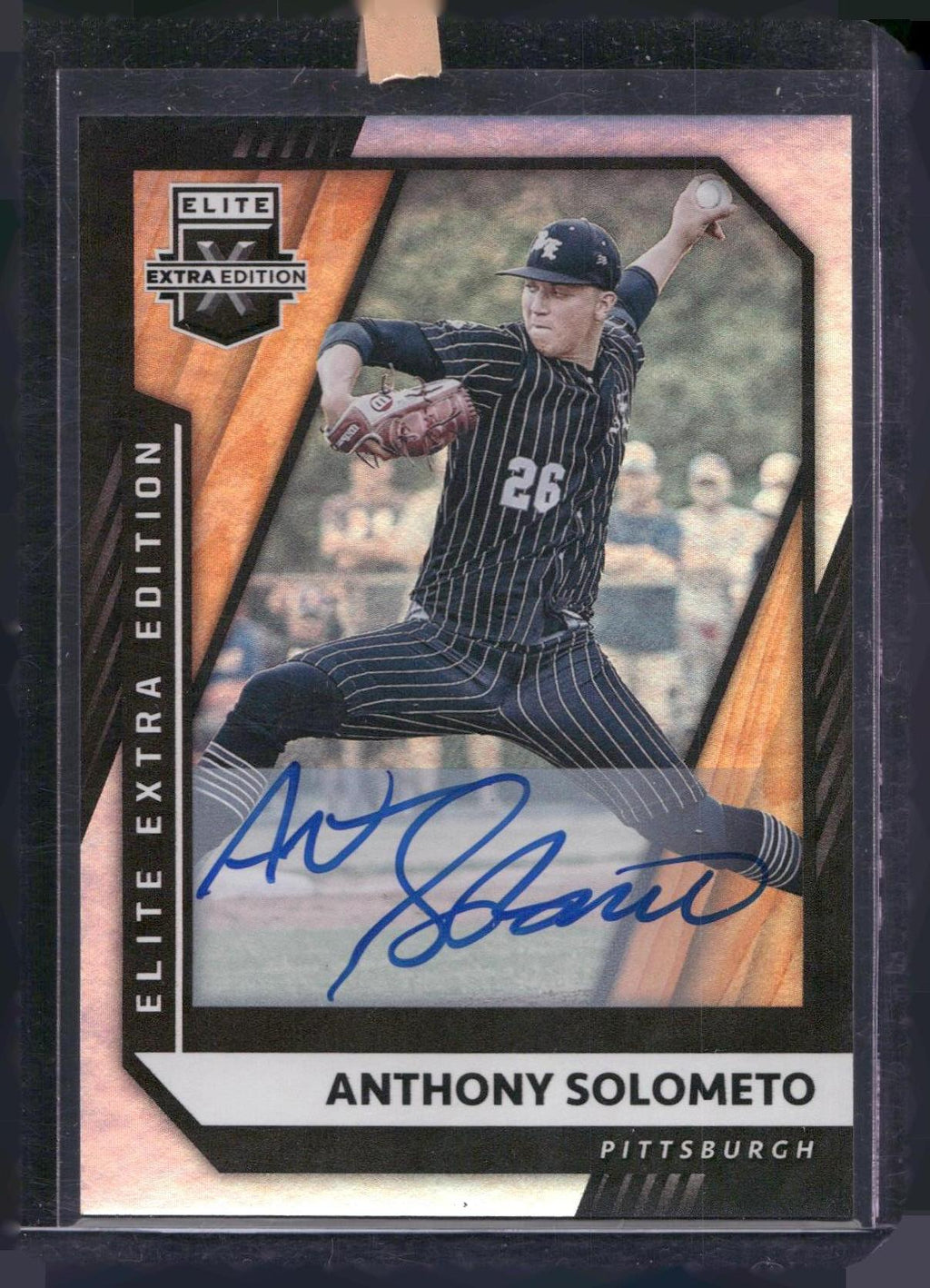 2021 Panini Elite Extra Edition #37 Anthony Solometo Signatures