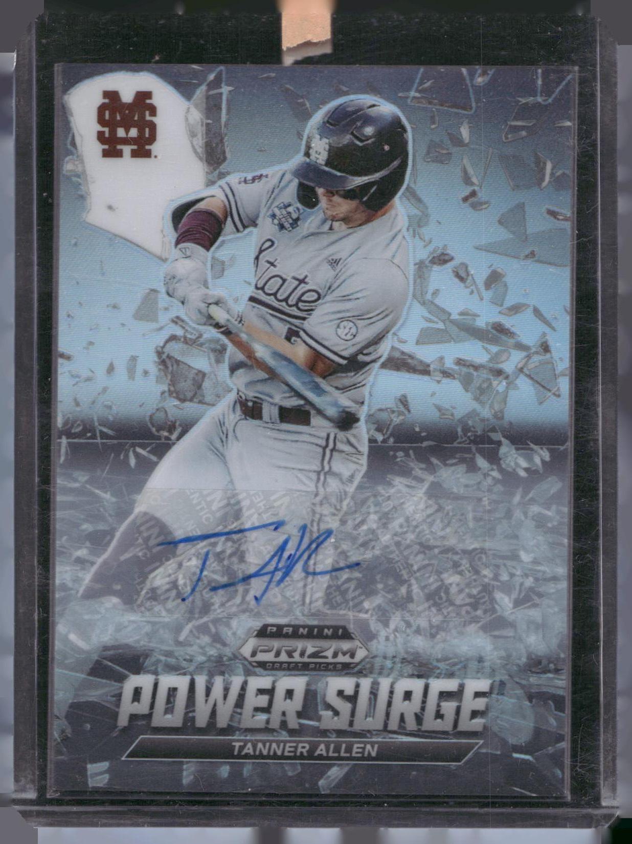 2021 Panini Prizm Draft Picks #PS-TA Tanner Allen Power Surge Prizm