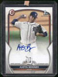 2023 Bowman #PPA-AB Austin Bergner Prospect Autographs