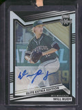 2022 Panini Elite Extra Edition #162 Will Rudy Signatures