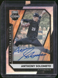 2021 Panini Elite Extra Edition #37 Anthony Solometo Signatures