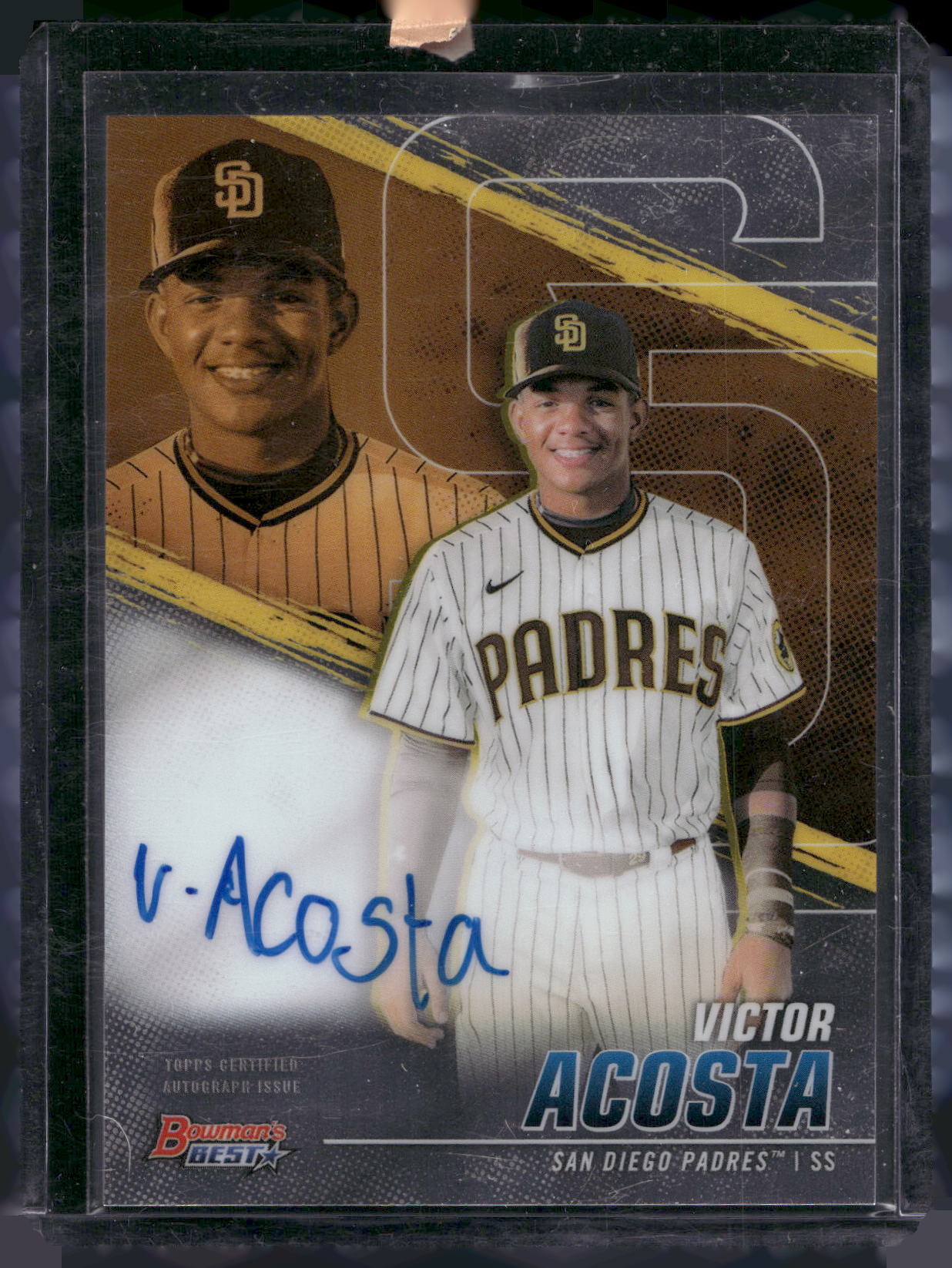 2021 Bowman's Best #B21-VA Victor Acosta Best of 2021 Autographs