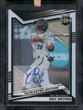 2022 Panini Elite Extra Edition #27 Eric Brown Signatures