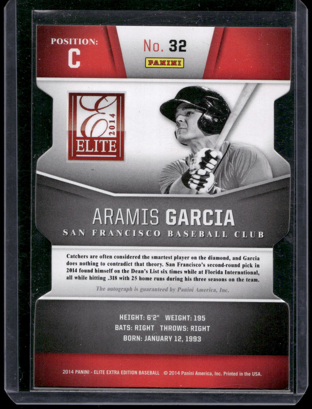 2014 Panini Elite Extra Edition #32 Aramis Garcia Prospects Inspirations #/200