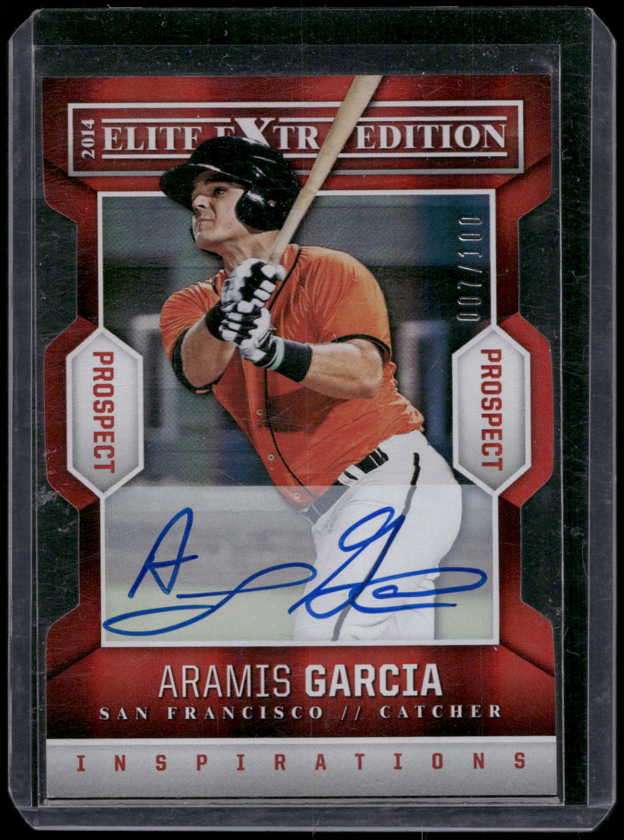 2014 Panini Elite Extra Edition #32 Aramis Garcia Prospects Inspirations #/200