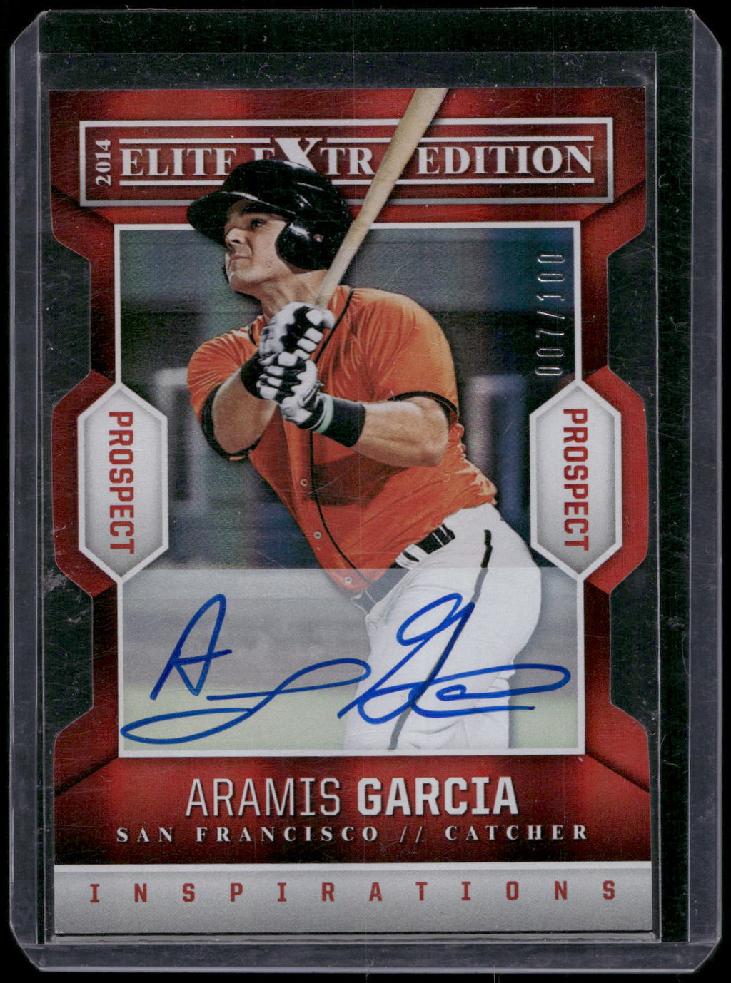 2014 Panini Elite Extra Edition #32 Aramis Garcia Prospects Inspirations #/200