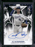 2025 Topps #BSA-CA CJ Alexander Baseball Stars Autographs (Series One)