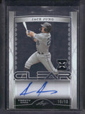 2022 Leaf Trinity #CA-JJ1 Jace Jung Clear Autographs Foil Silver Spectrum
