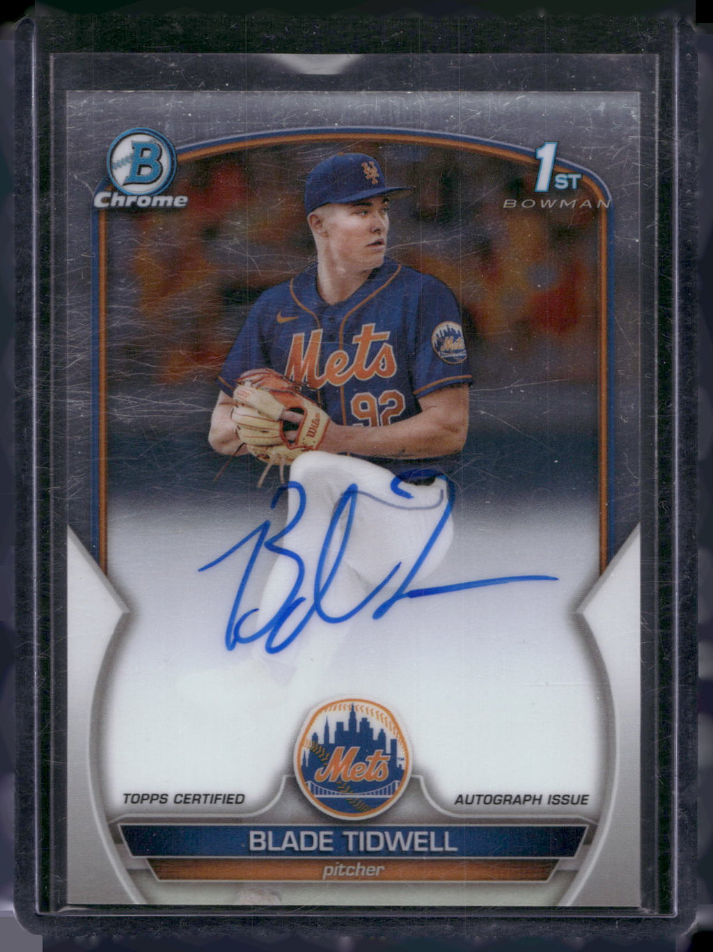2023 Bowman Chrome #CPA-BT Blade Tidwell Prospect Autographs