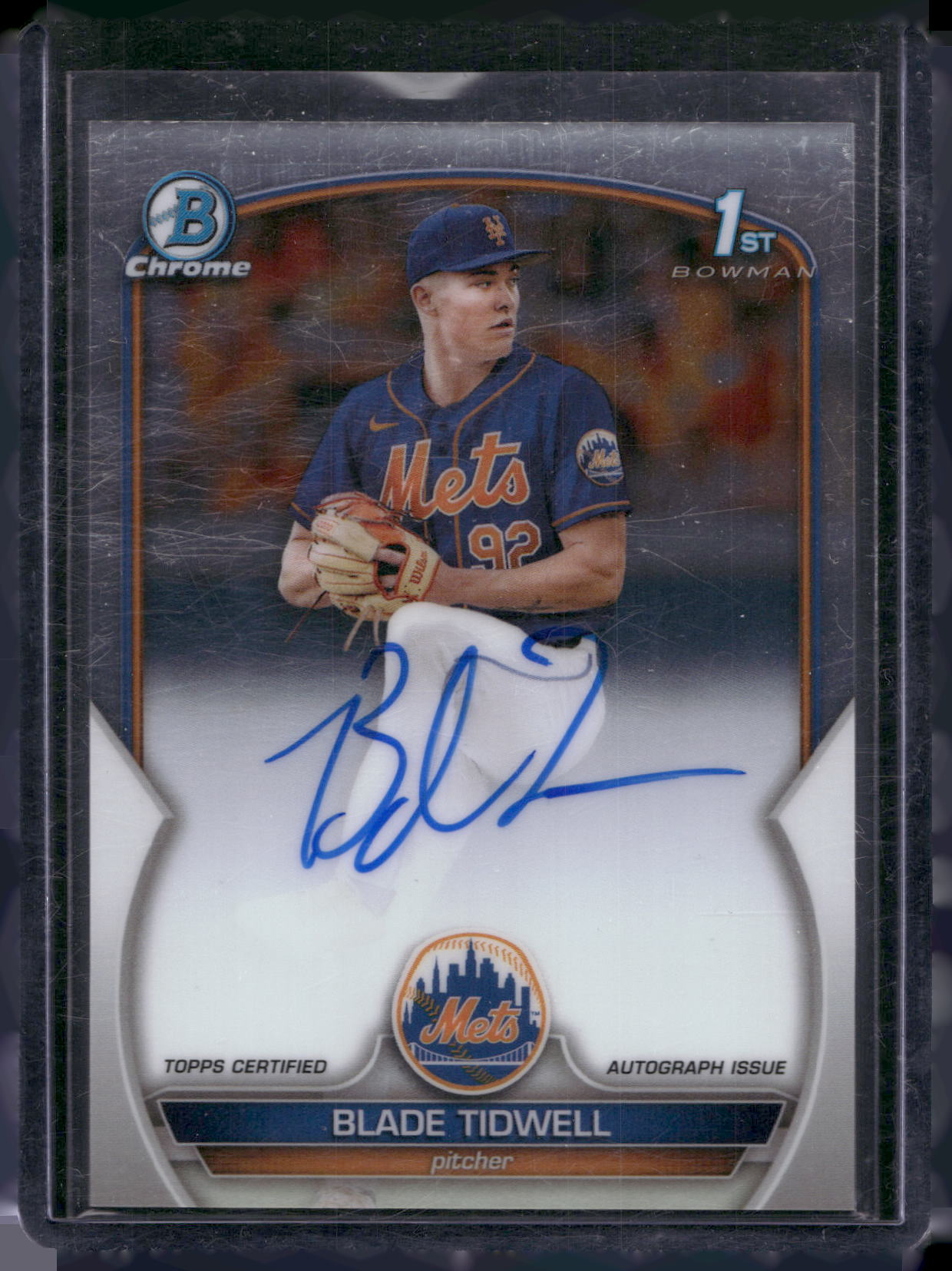 2023 Bowman Chrome #CPA-BT Blade Tidwell Prospect Autographs