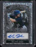 2024 Leaf Trinity #S-WJ1 Walker Janek Steel Iron Donut Circles Silver #/6